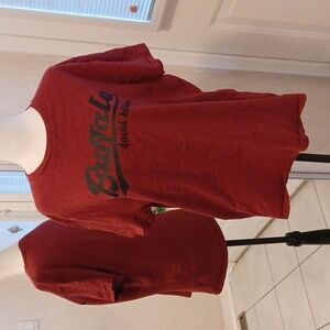 4/$60 Red "Buffalo David Bitton" Cotton Tee - Size Small